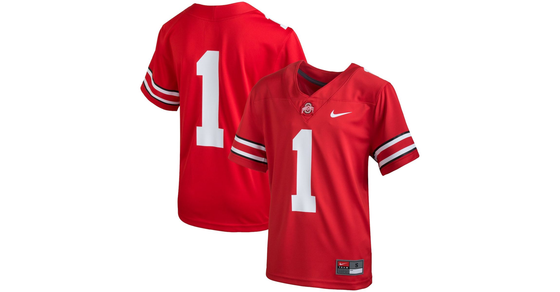 NCAA Nike #1 Ohio State Buckeyes Team Replica Football Jersey