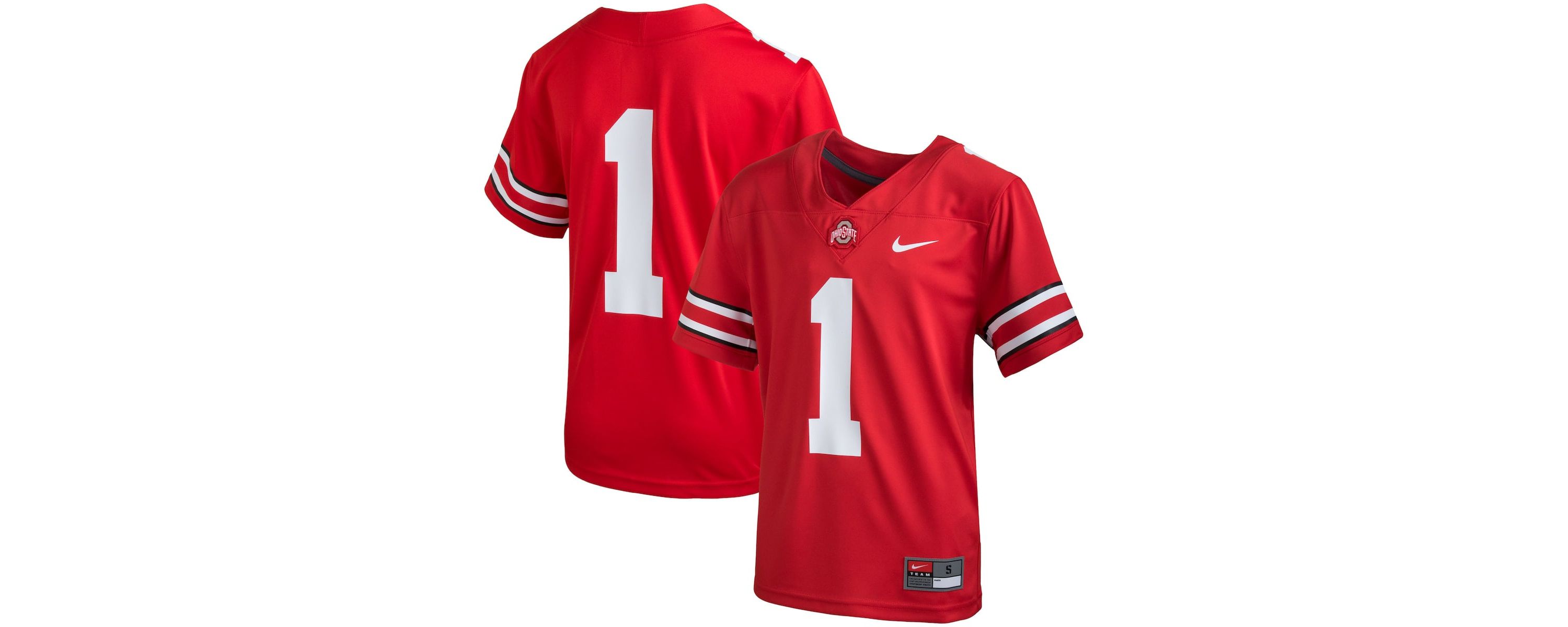NCAA Nike #1 Ohio State Buckeyes Team Replica Football Jersey