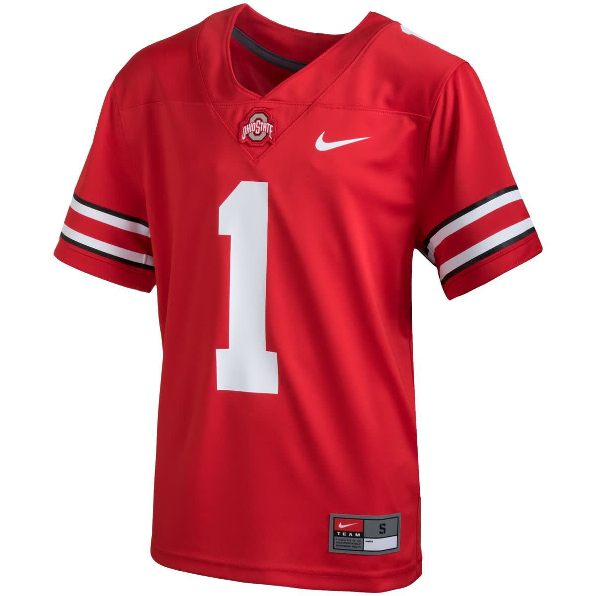 NCAA Nike #1 Ohio State Buckeyes Team Replica Football Jersey