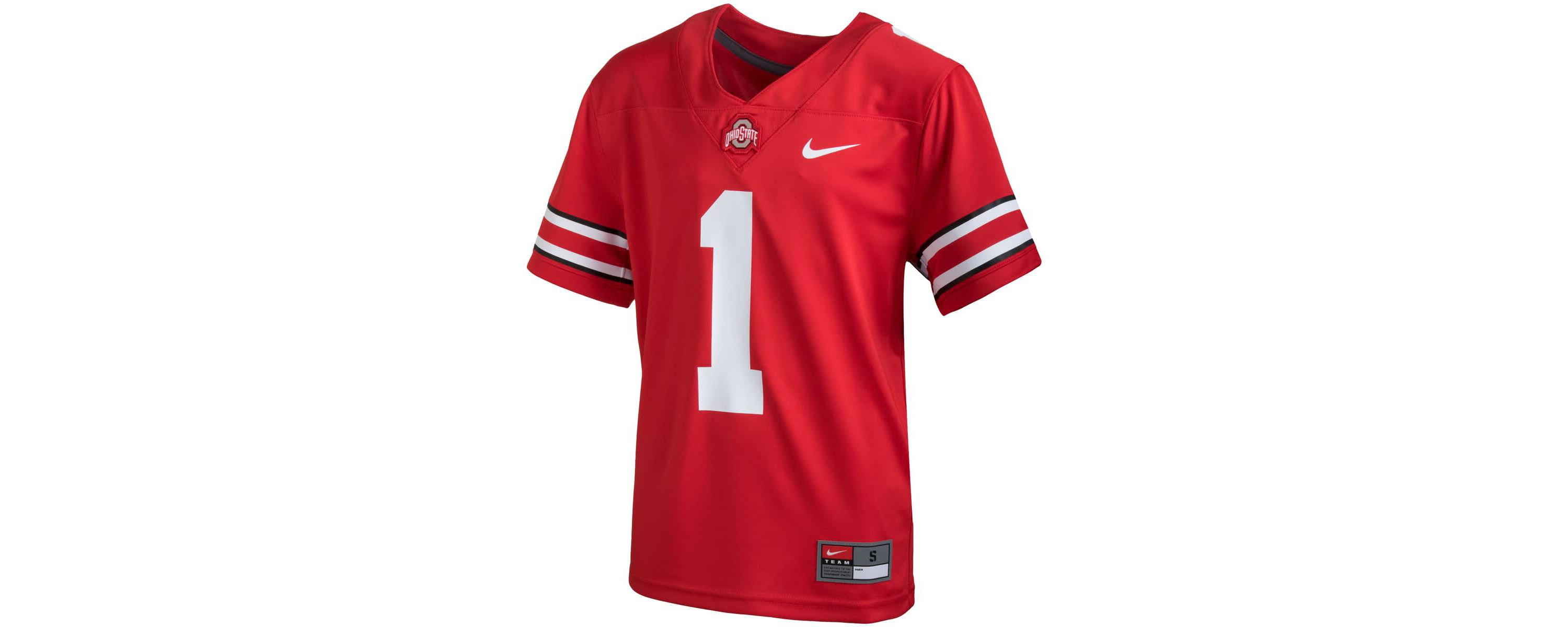 NCAA Nike #1 Ohio State Buckeyes Team Replica Football Jersey