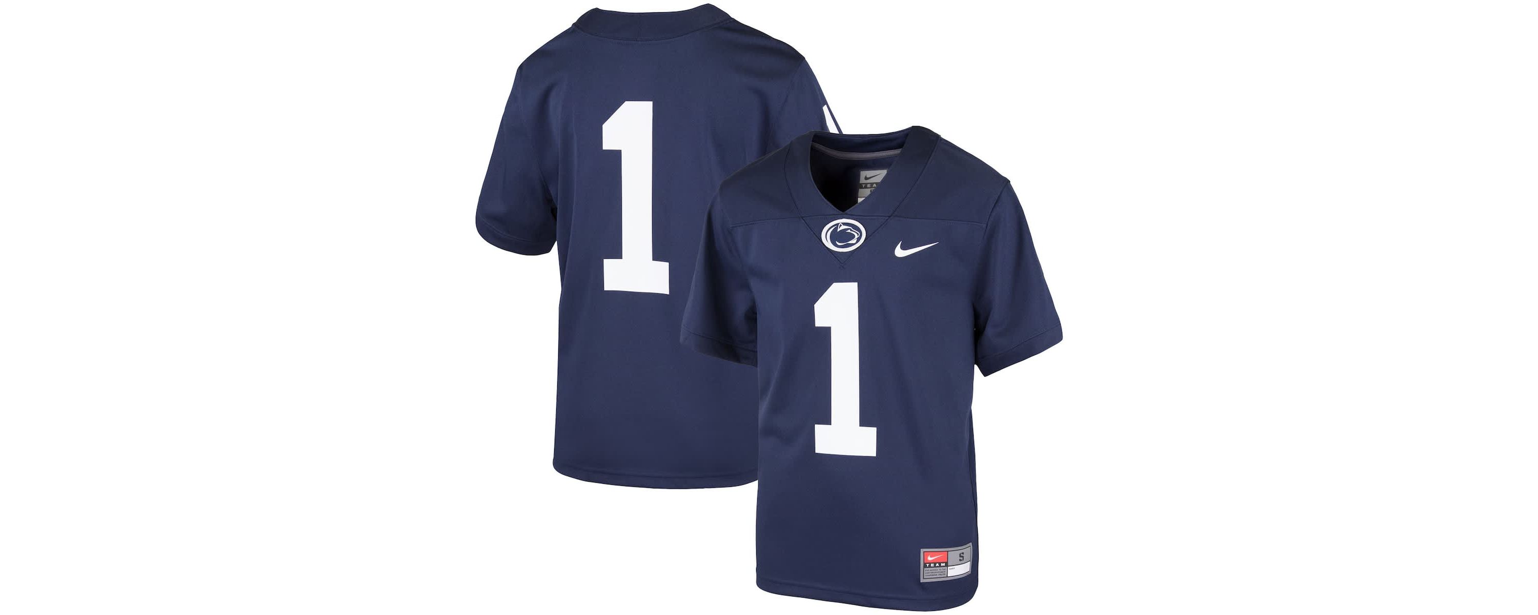 NCAA Nike #1 Penn State Nittany Lions Team Replica Football Jersey