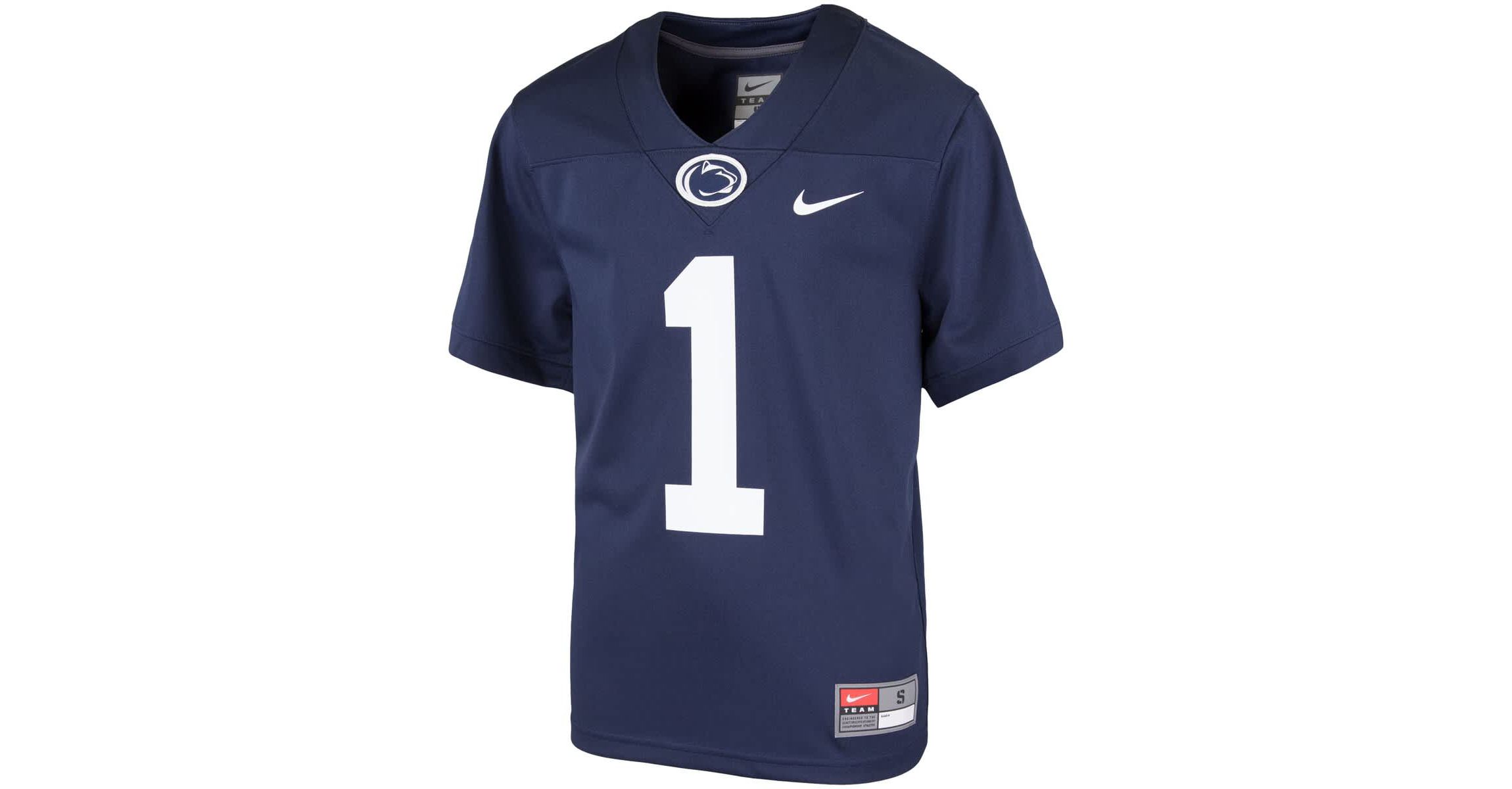 NCAA Nike #1 Penn State Nittany Lions Team Replica Football Jersey