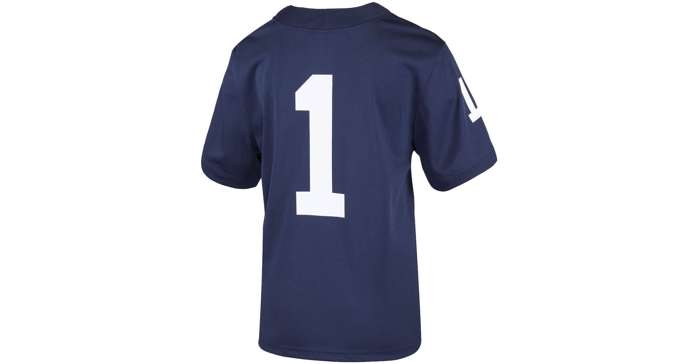 NCAA Nike #1 Penn State Nittany Lions Team Replica Football Jersey