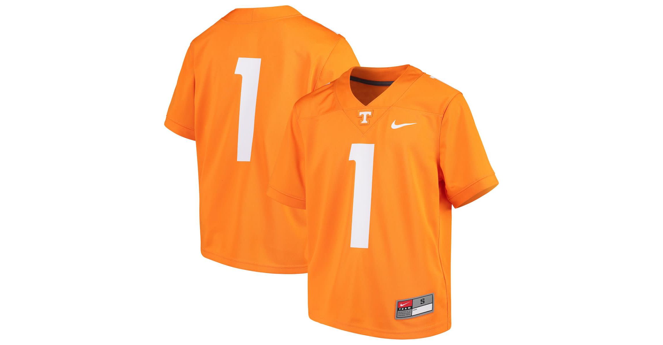 NCAA Nike #1 Tennessee Tennessee Volunteers Team Replica Football Jersey