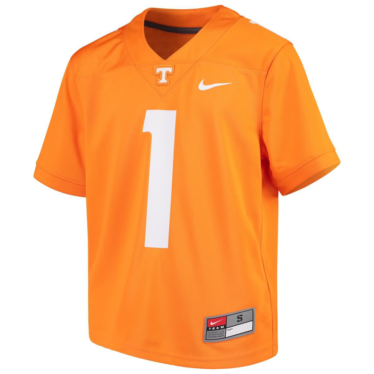 NCAA Nike #1 Tennessee Tennessee Volunteers Team Replica Football Jersey