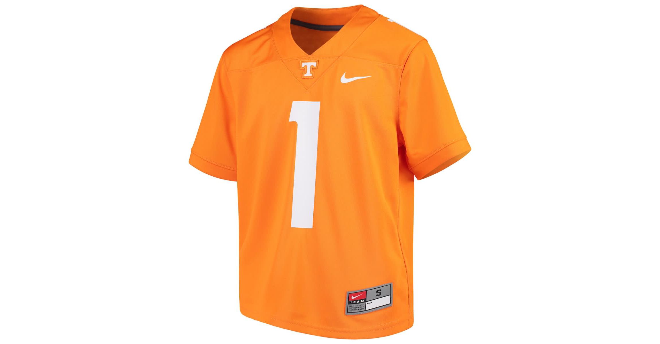 NCAA Nike #1 Tennessee Tennessee Volunteers Team Replica Football Jersey