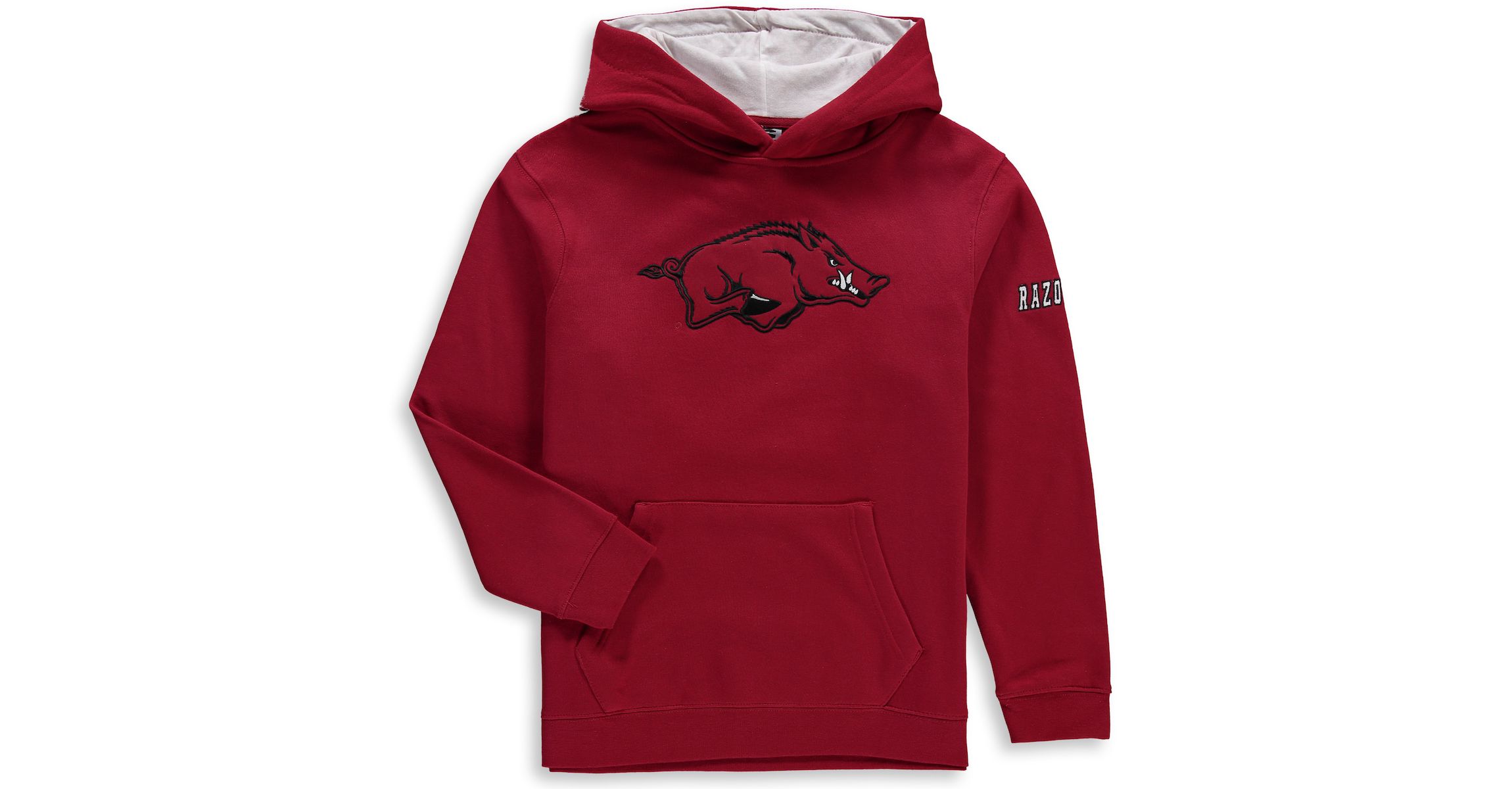 NCAA Arkansas Razorbacks Big Logo Pullover Hoodie
