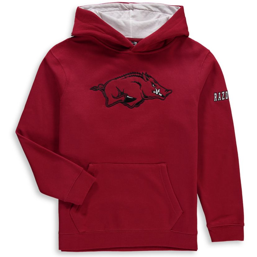 NCAA Arkansas Razorbacks Big Logo Pullover Hoodie