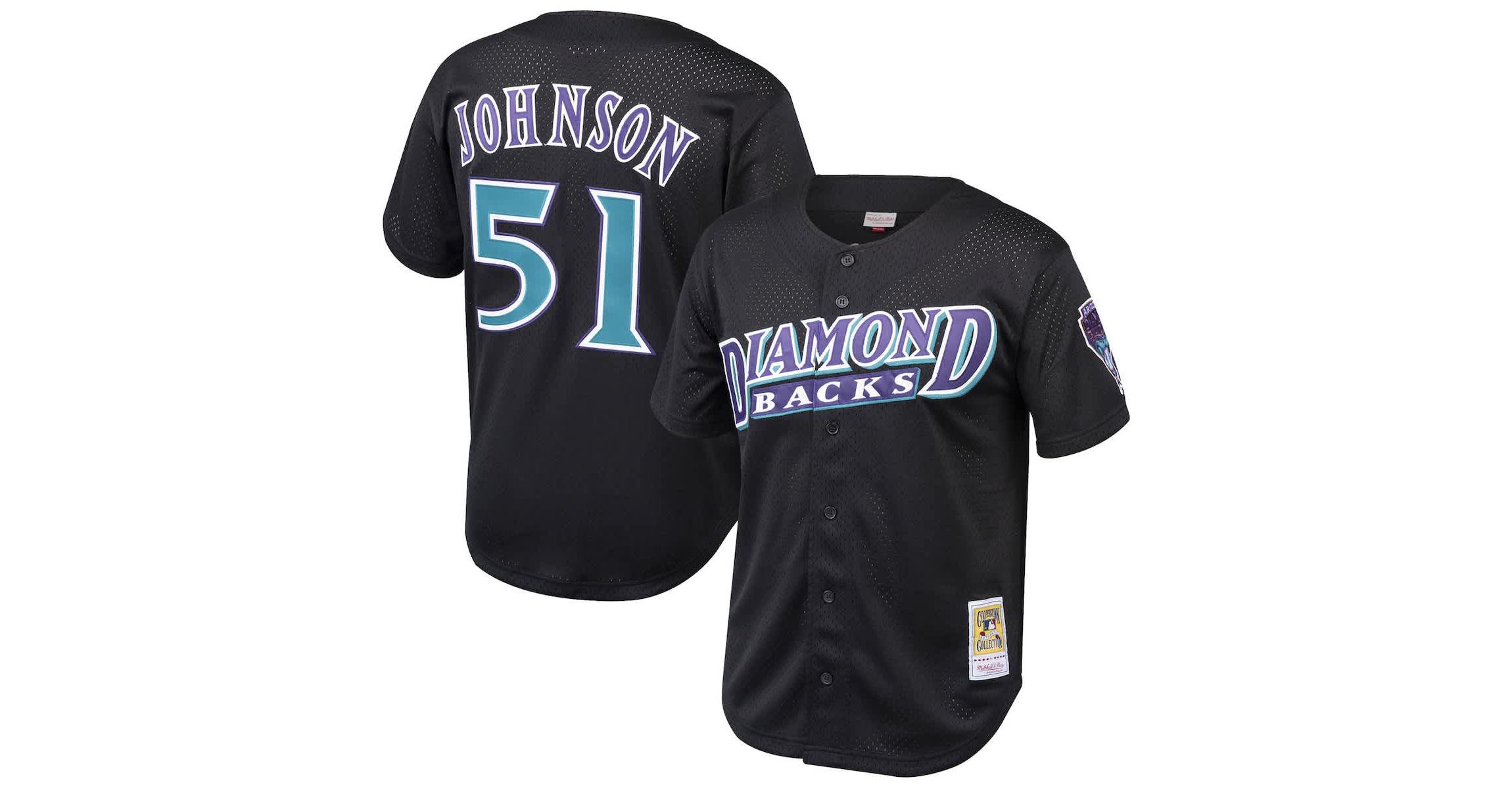 MLB Randy Johnson Arizona Diamondbacks Cooperstown Collection Mesh Batting Practice Jersey