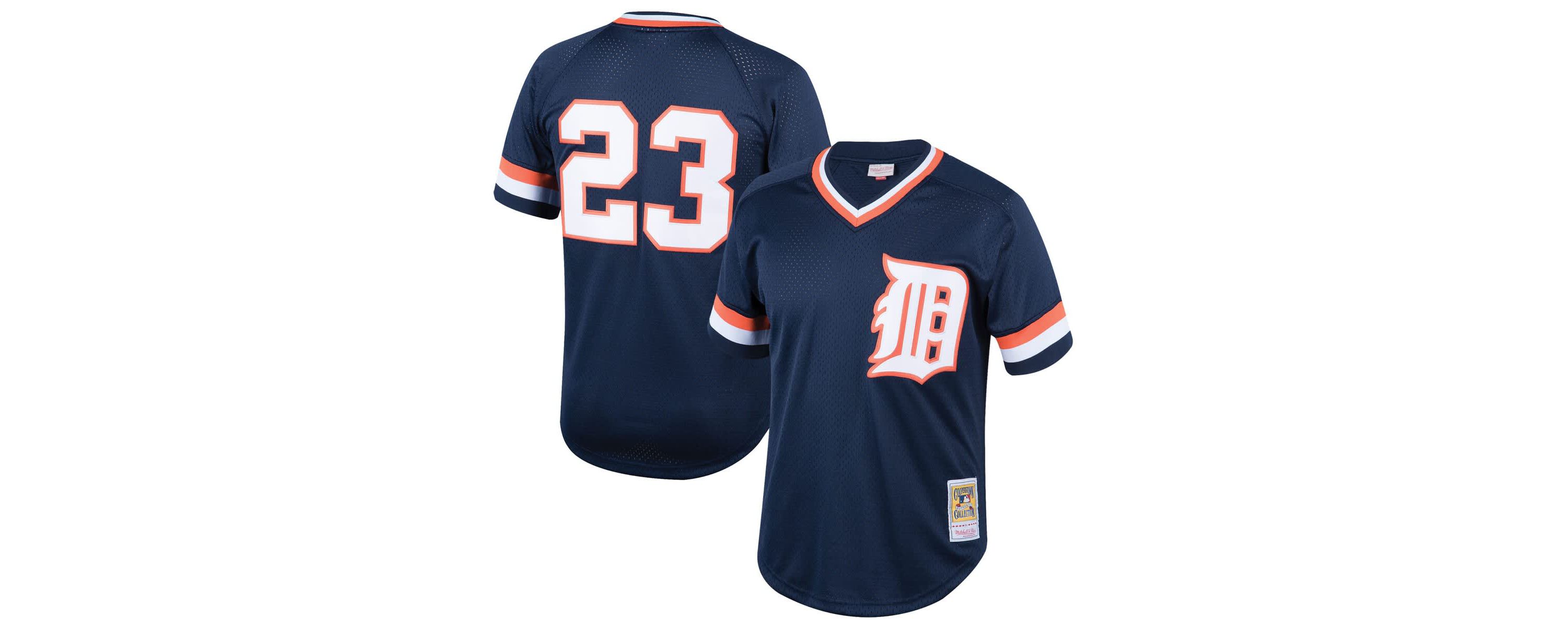 MLB Kirk Gibson Detroit Tigers Cooperstown Collection Mesh Batting Practice Jersey