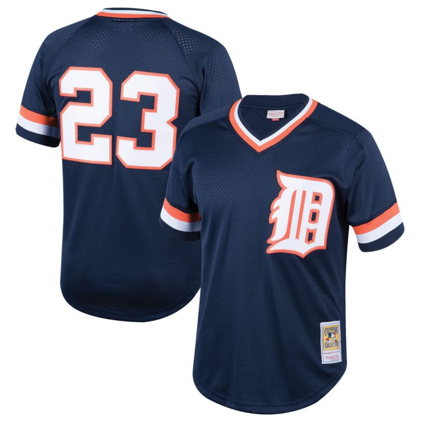 MLB Kirk Gibson Detroit Tigers Cooperstown Collection Mesh Batting Practice Jersey