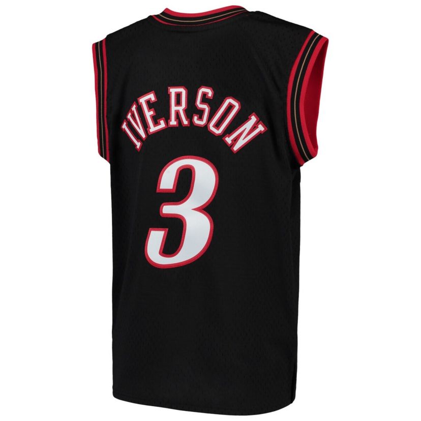 NBA Allen Iverson Philadelphia 76ers Hardwood Classics Swingman Throwback Jersey