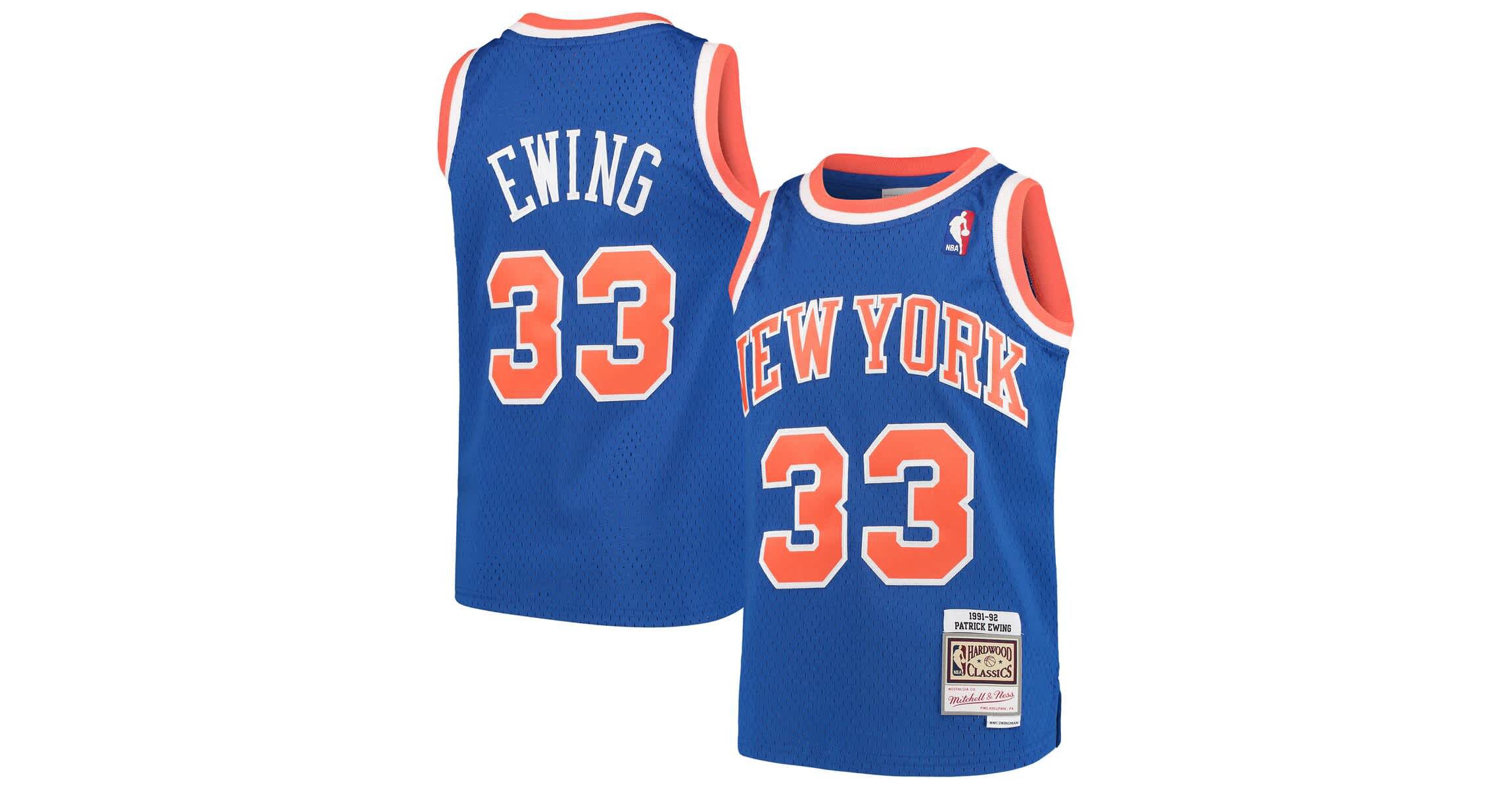 NBA Patrick Ewing New York Knicks Hardwood Classics Swingman Throwback Jersey