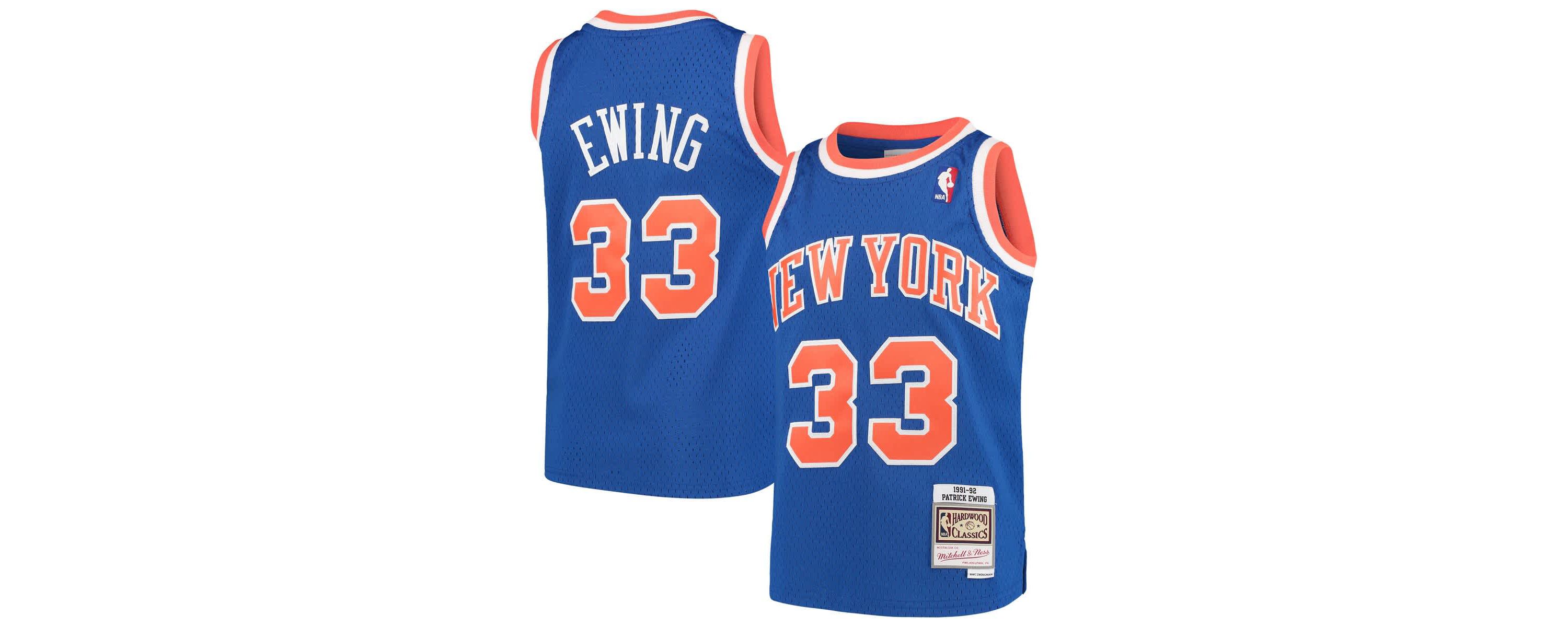 NBA Patrick Ewing New York Knicks Hardwood Classics Swingman Throwback Jersey