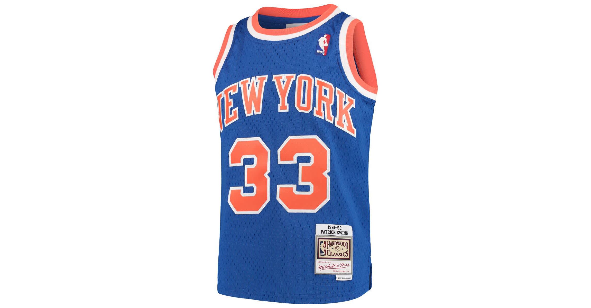 NBA Patrick Ewing New York Knicks Hardwood Classics Swingman Throwback Jersey