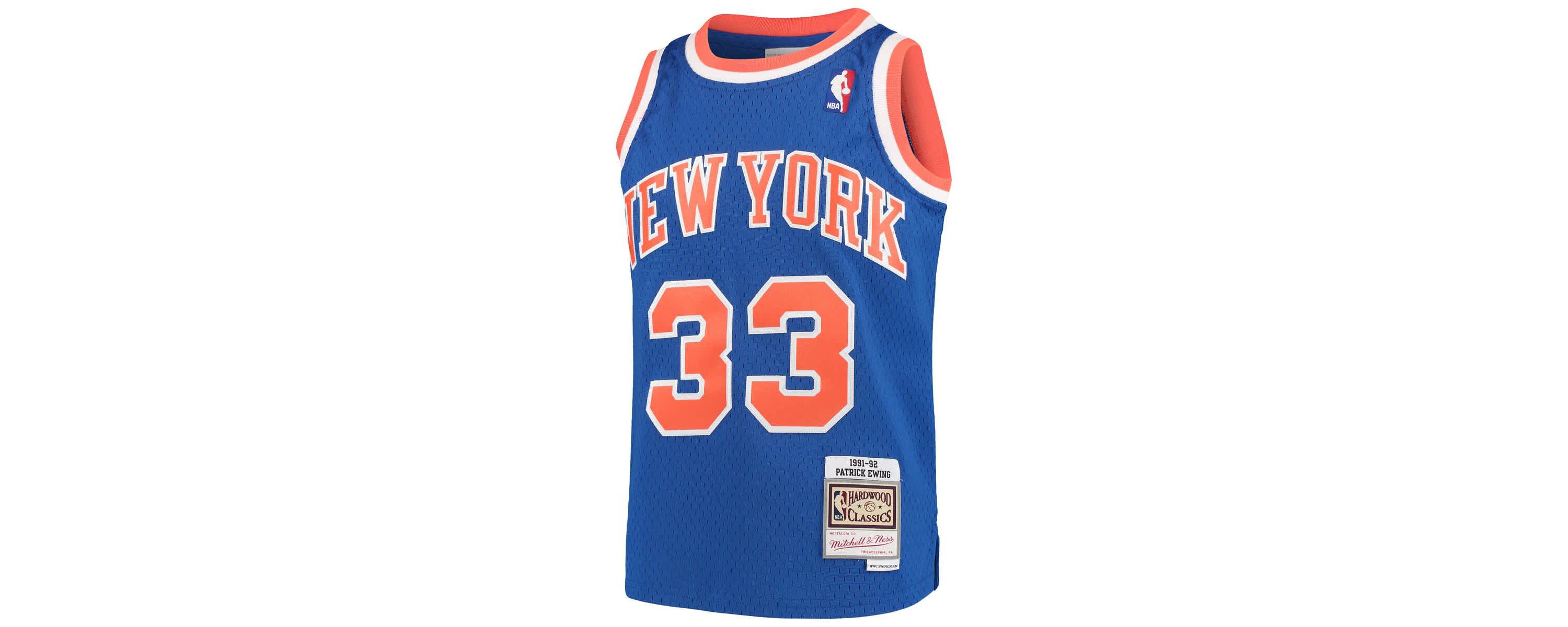 NBA Patrick Ewing New York Knicks Hardwood Classics Swingman Throwback Jersey