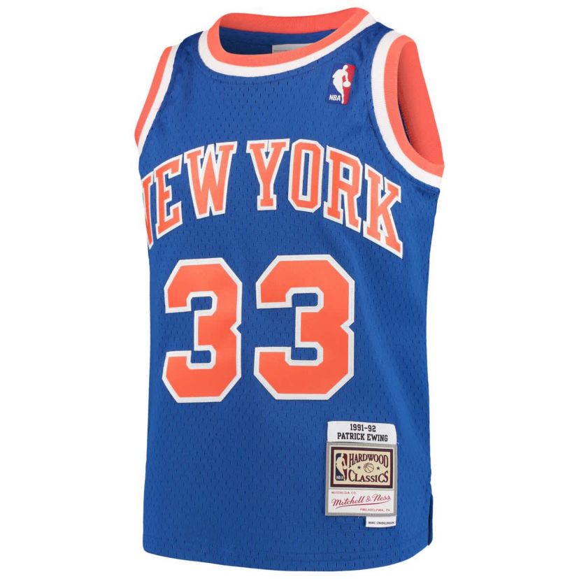 NBA Patrick Ewing New York Knicks Hardwood Classics Swingman Throwback Jersey