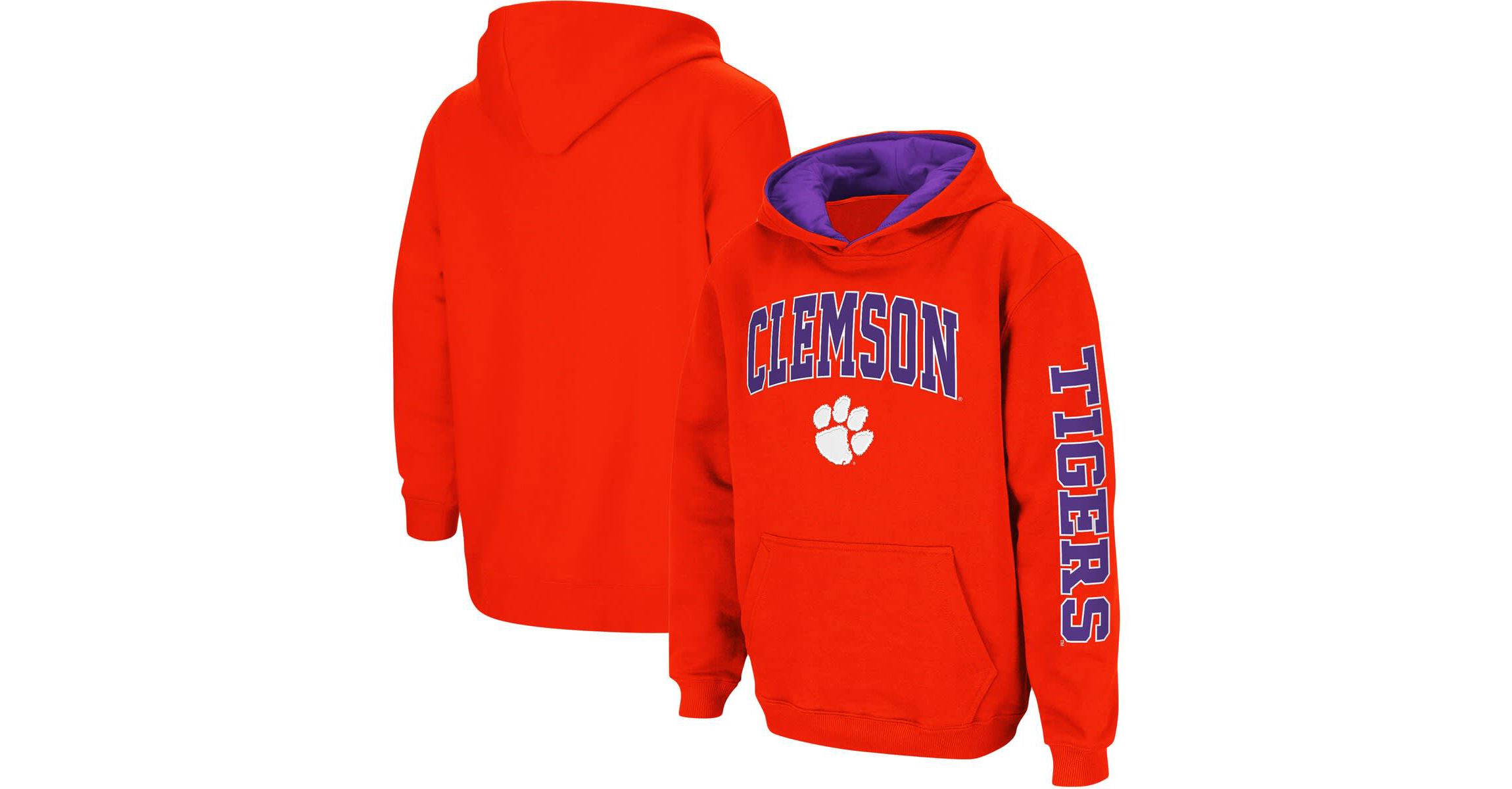 NCAA Clemson Tigers 2-Hit Team Pullover Hoodie