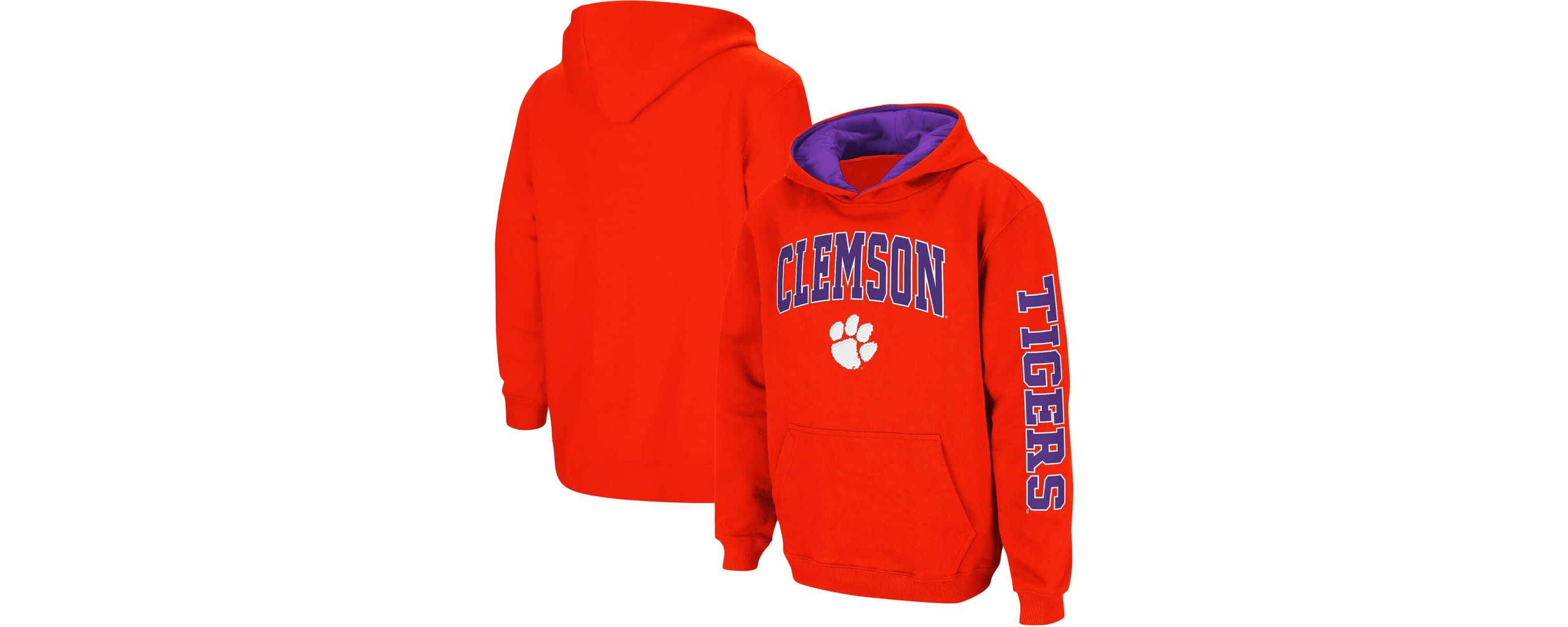 NCAA Clemson Tigers 2-Hit Team Pullover Hoodie