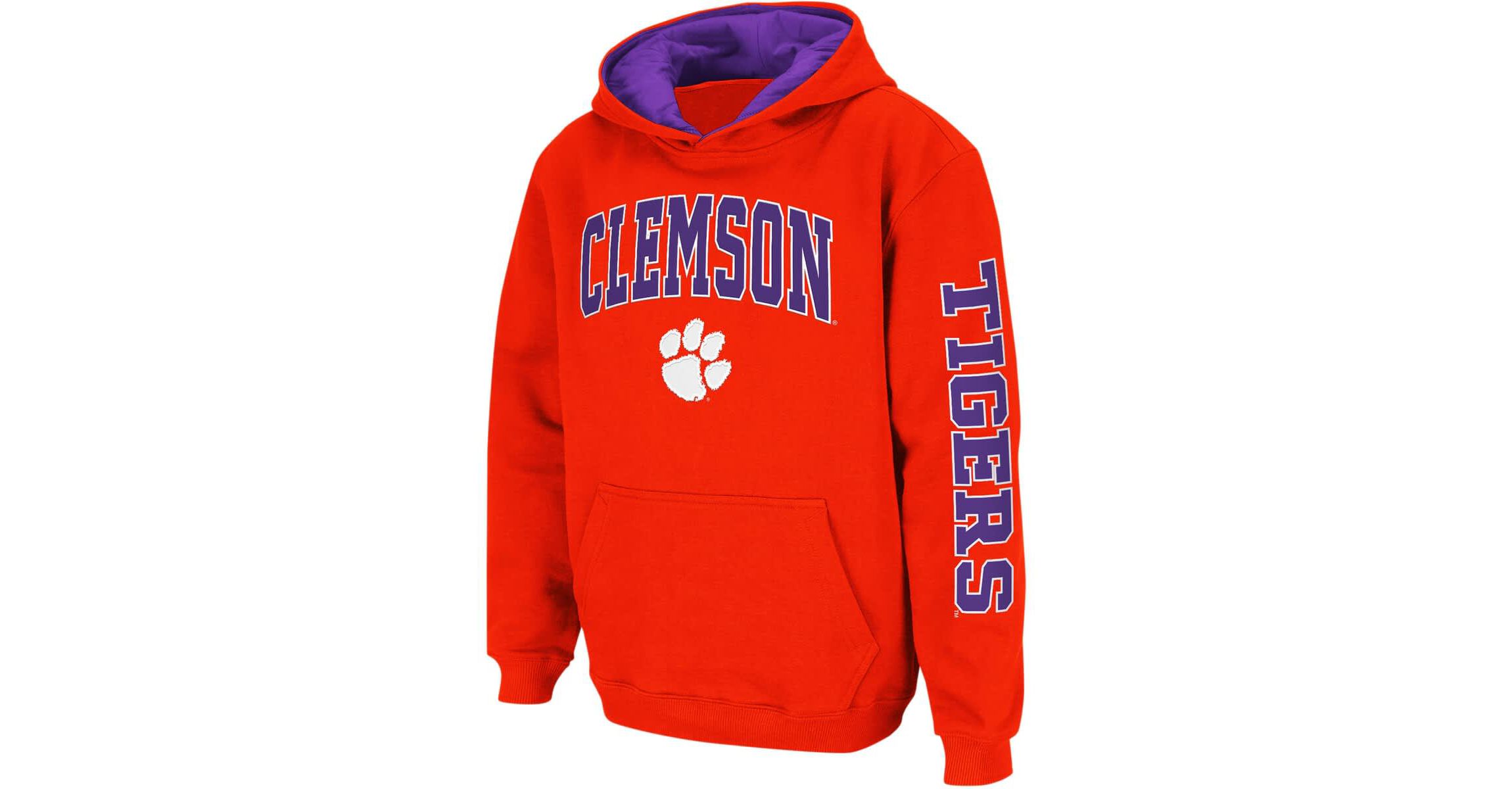 NCAA Clemson Tigers 2-Hit Team Pullover Hoodie