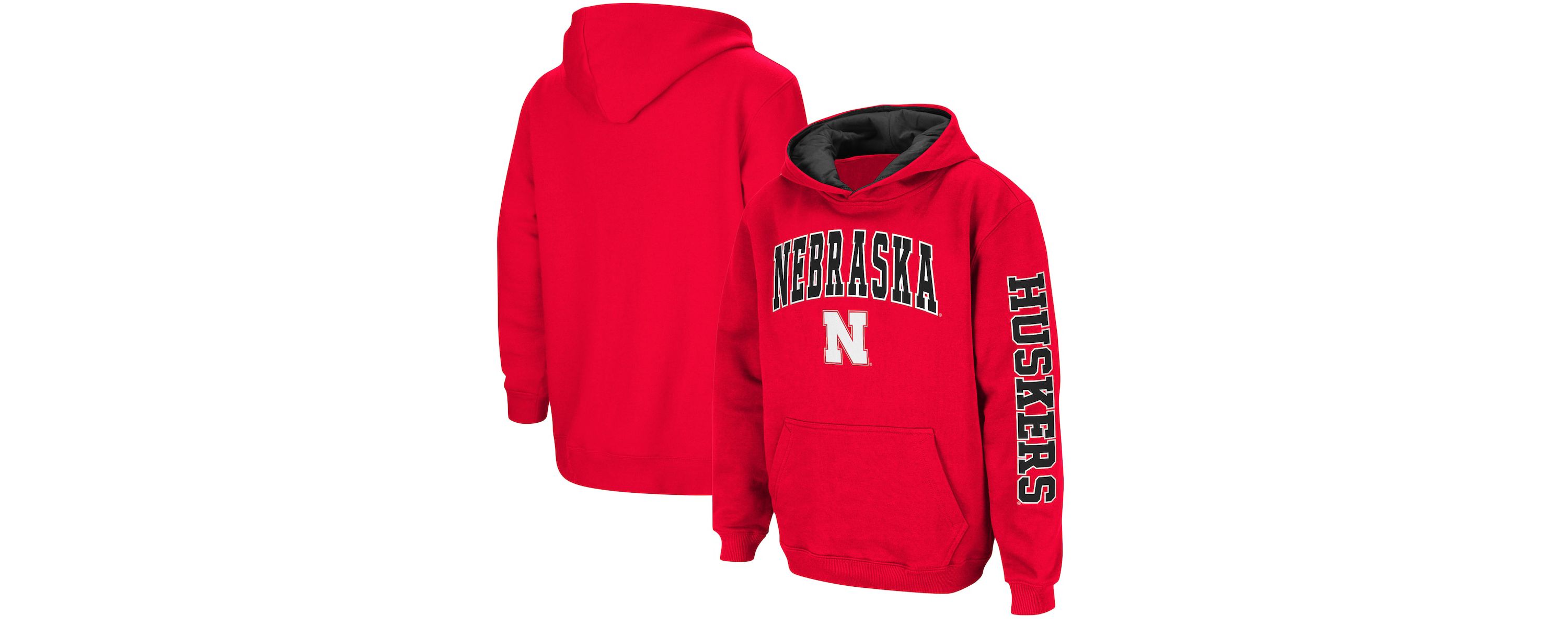 NCAA Nebraska Huskers 2-Hit Team Pullover Hoodie