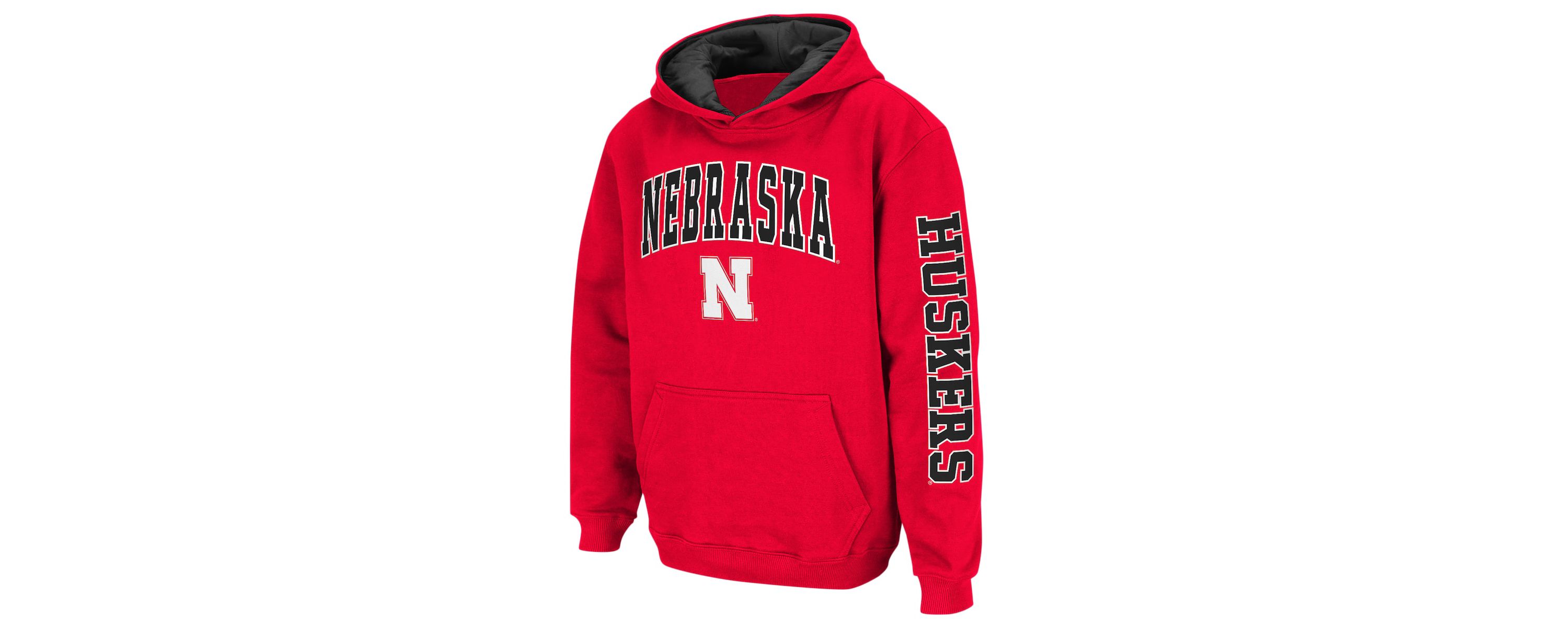 NCAA Nebraska Huskers 2-Hit Team Pullover Hoodie