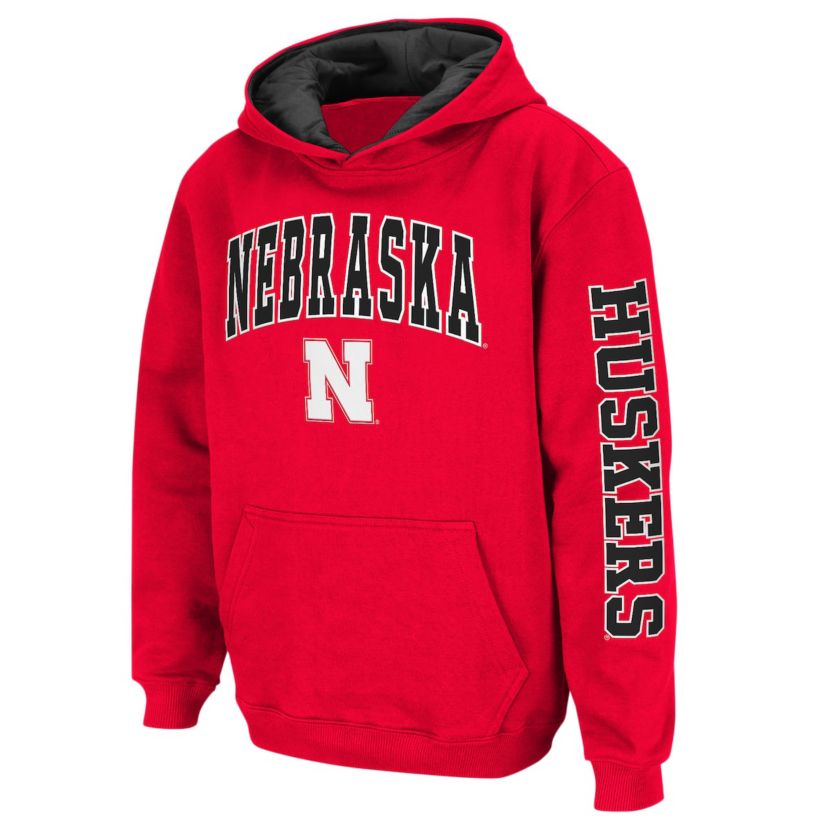 NCAA Nebraska Huskers 2-Hit Team Pullover Hoodie