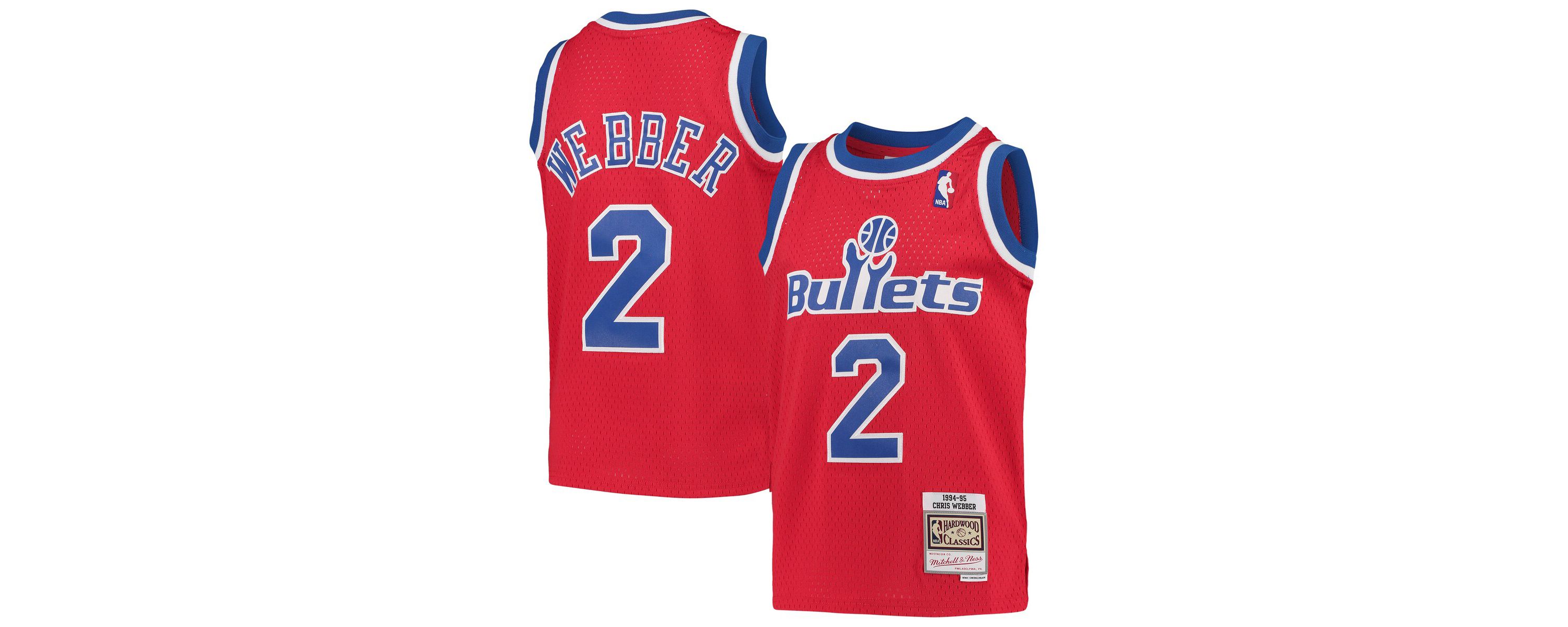 Hardwood Classic Teams Chris Webber Washington Bullets 1994/95 Hardwood Classics Swingman Jersey