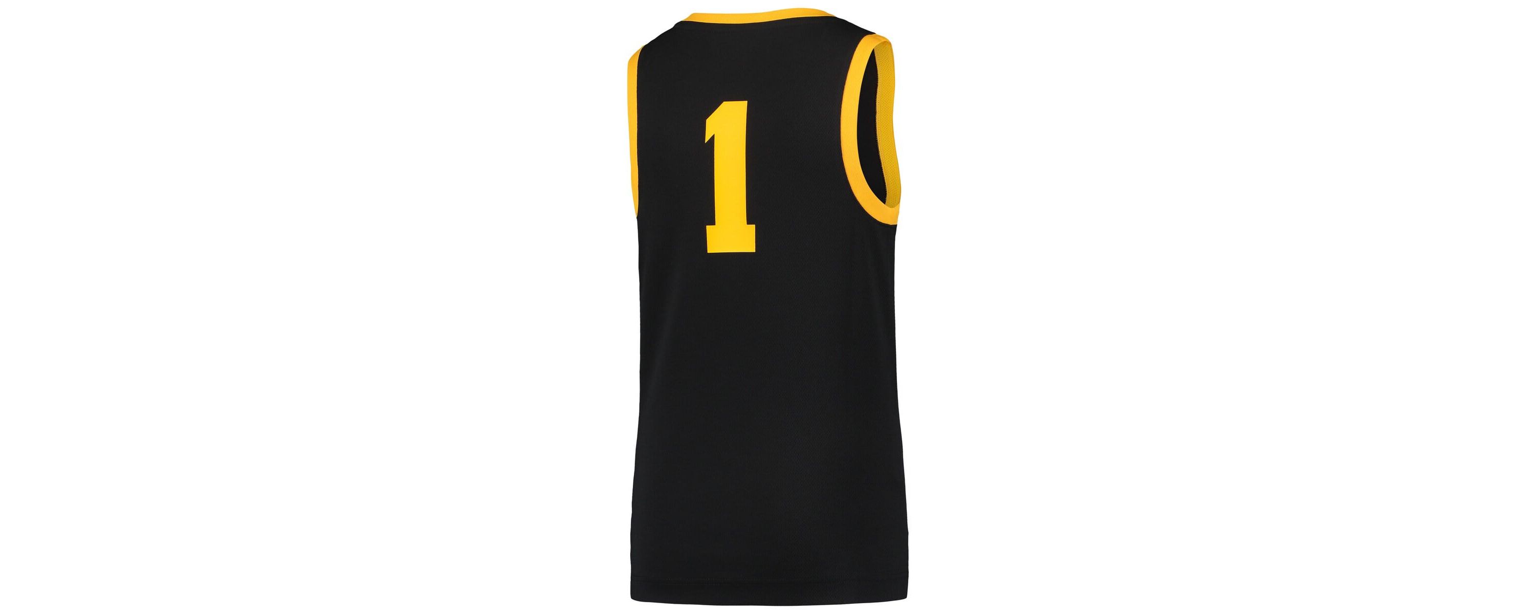 NCAA Nike #1 Iowa Hawkeyes Team Replica Basketball Jersey