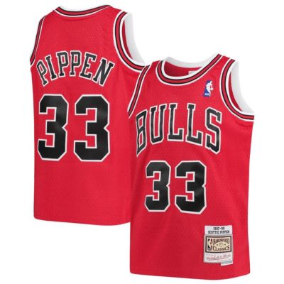 Mitchell & Ness Youth NBA Scottie Pippen Chicago Bulls 1997-98 Hardwood Classics Swingman Jersey, Red, XL