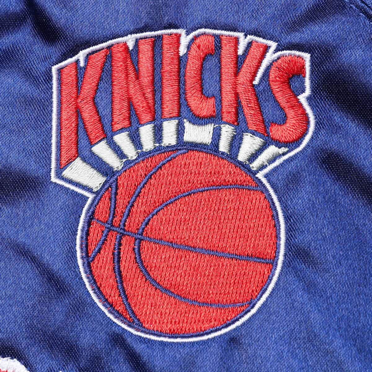 NBA New York Knicks Hardwood Classics Satin Raglan Full-Snap Jacket
