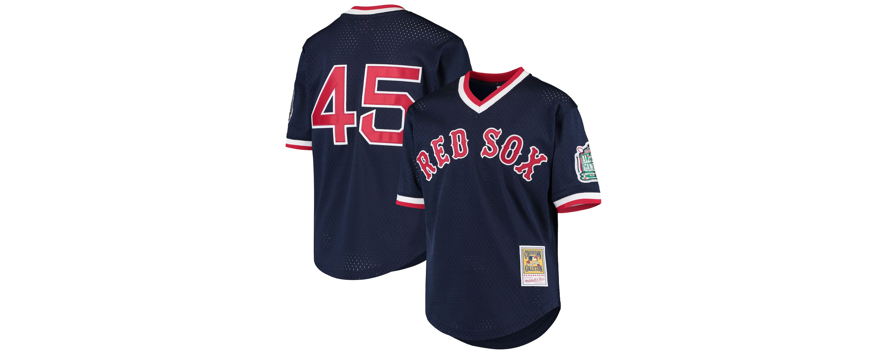 Boston Red Sox MLB Pedro Martinez Boston Sox Cooperstown Collection Mesh Batting Practice Jersey