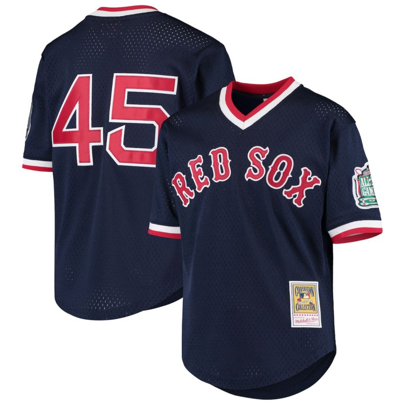 Boston Red Sox MLB Pedro Martinez Boston Sox Cooperstown Collection Mesh Batting Practice Jersey