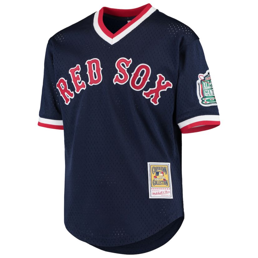 Boston Red Sox MLB Pedro Martinez Boston Sox Cooperstown Collection Mesh Batting Practice Jersey
