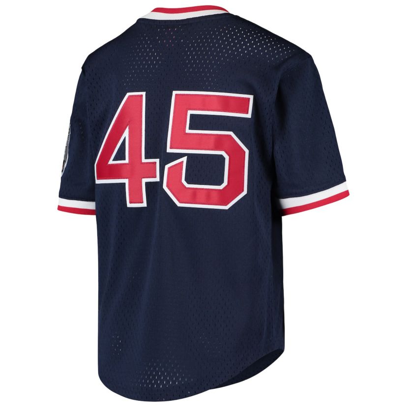 Boston Red Sox MLB Pedro Martinez Boston Sox Cooperstown Collection Mesh Batting Practice Jersey