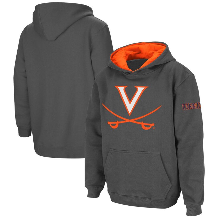 NCAA Virginia Cavaliers Big Logo Pullover Hoodie