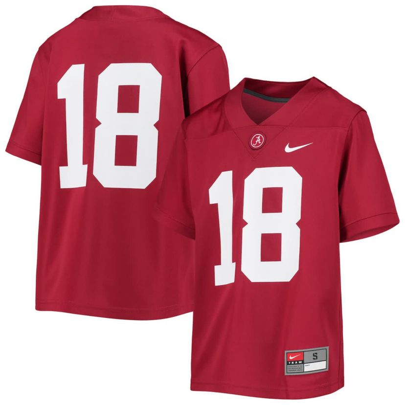 Alabama Crimson Tide NCAA Nike #18 Alabama Tide Untouchable Football Team Jersey