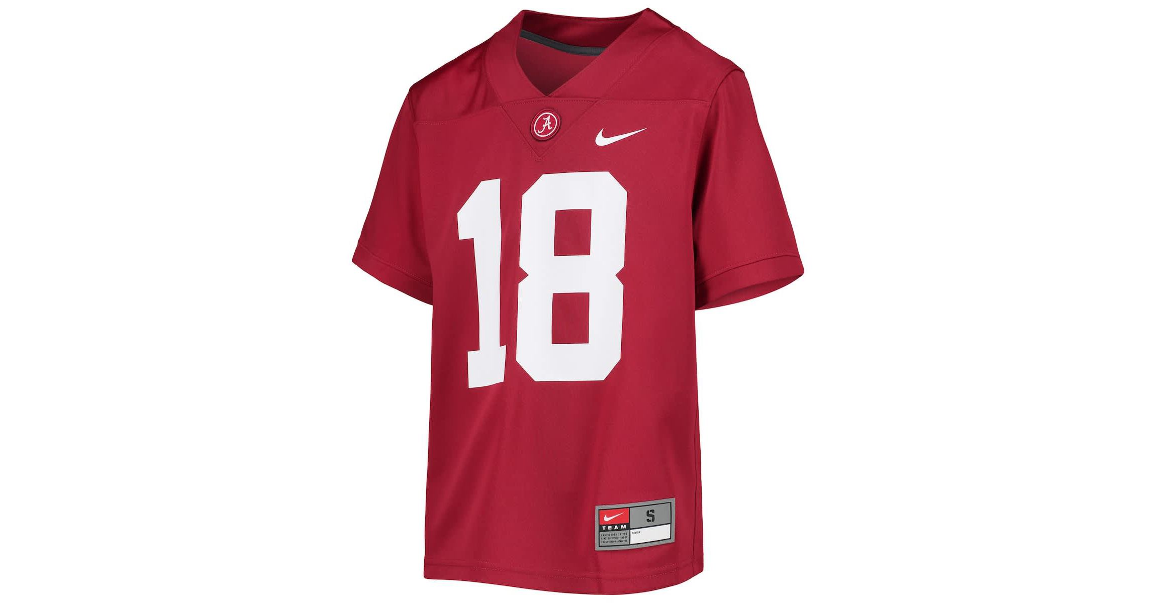 Alabama Crimson Tide NCAA Nike #18 Alabama Tide Untouchable Football Team Jersey