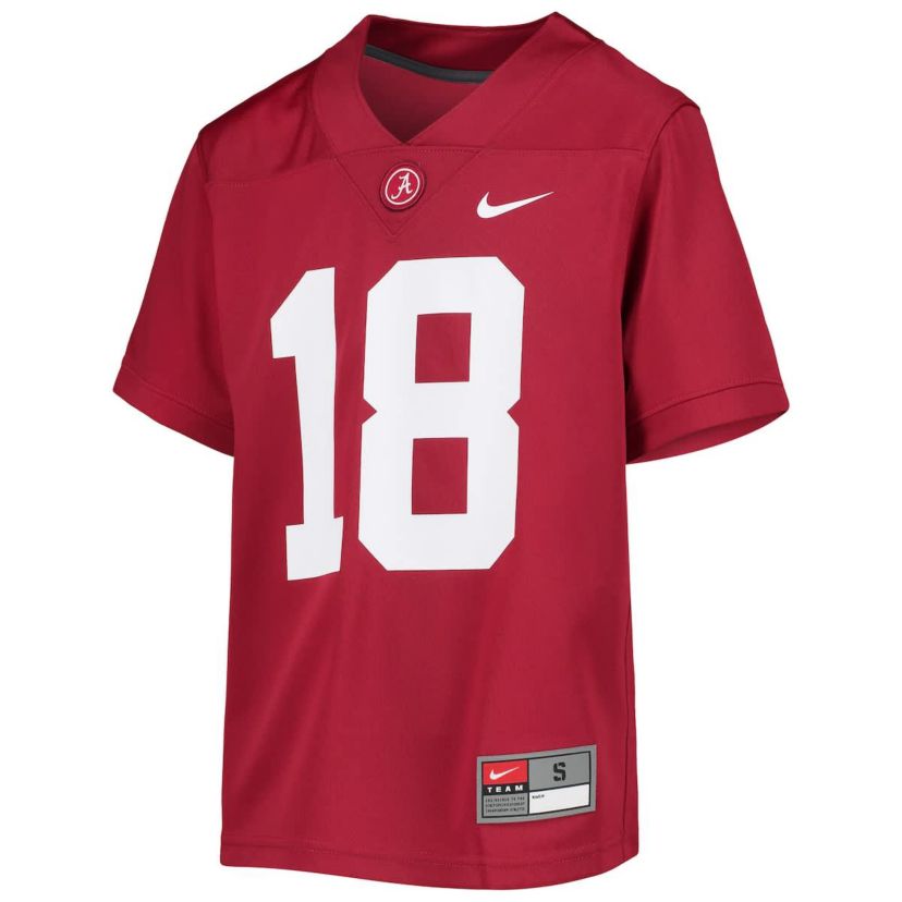 Alabama Crimson Tide NCAA Nike #18 Alabama Tide Untouchable Football Team Jersey