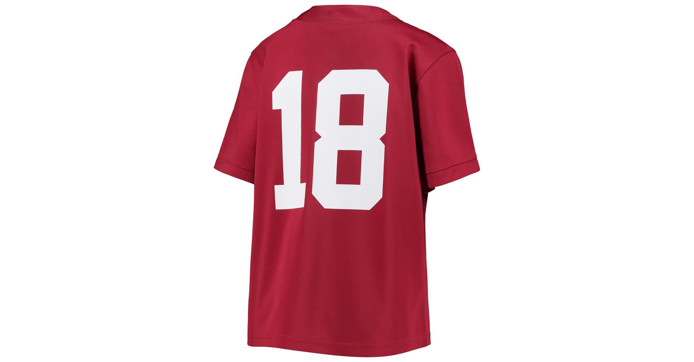 Alabama Crimson Tide NCAA Nike #18 Alabama Tide Untouchable Football Team Jersey
