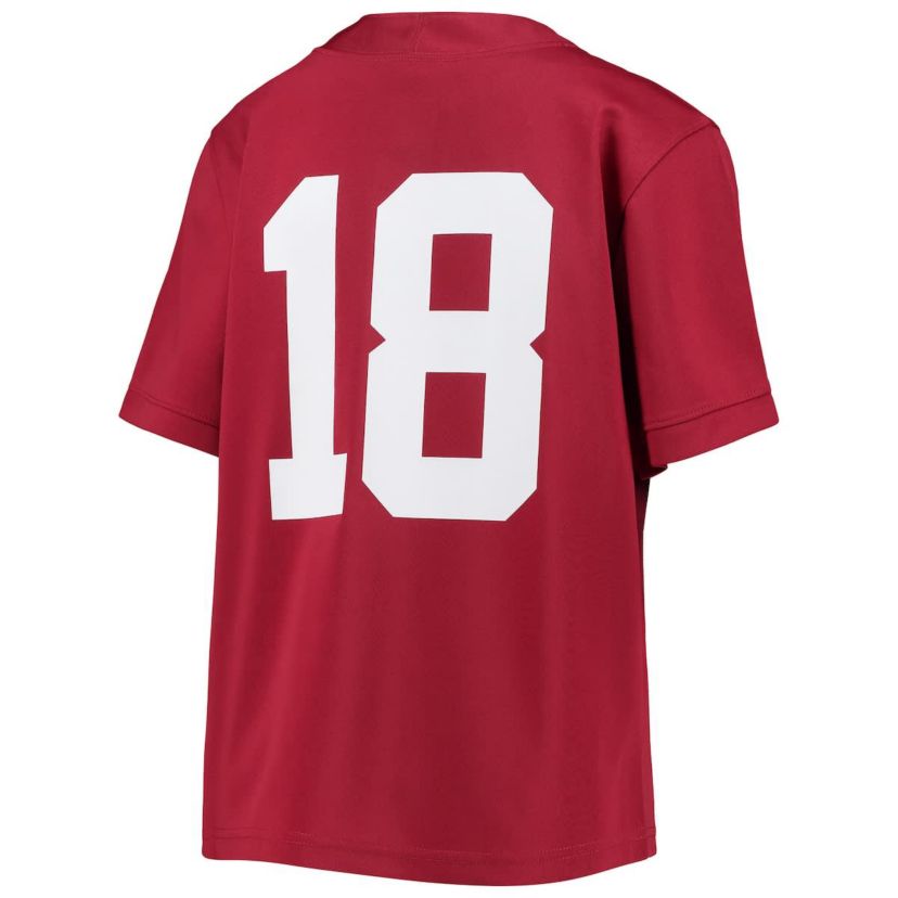 Alabama Crimson Tide NCAA Nike #18 Alabama Tide Untouchable Football Team Jersey
