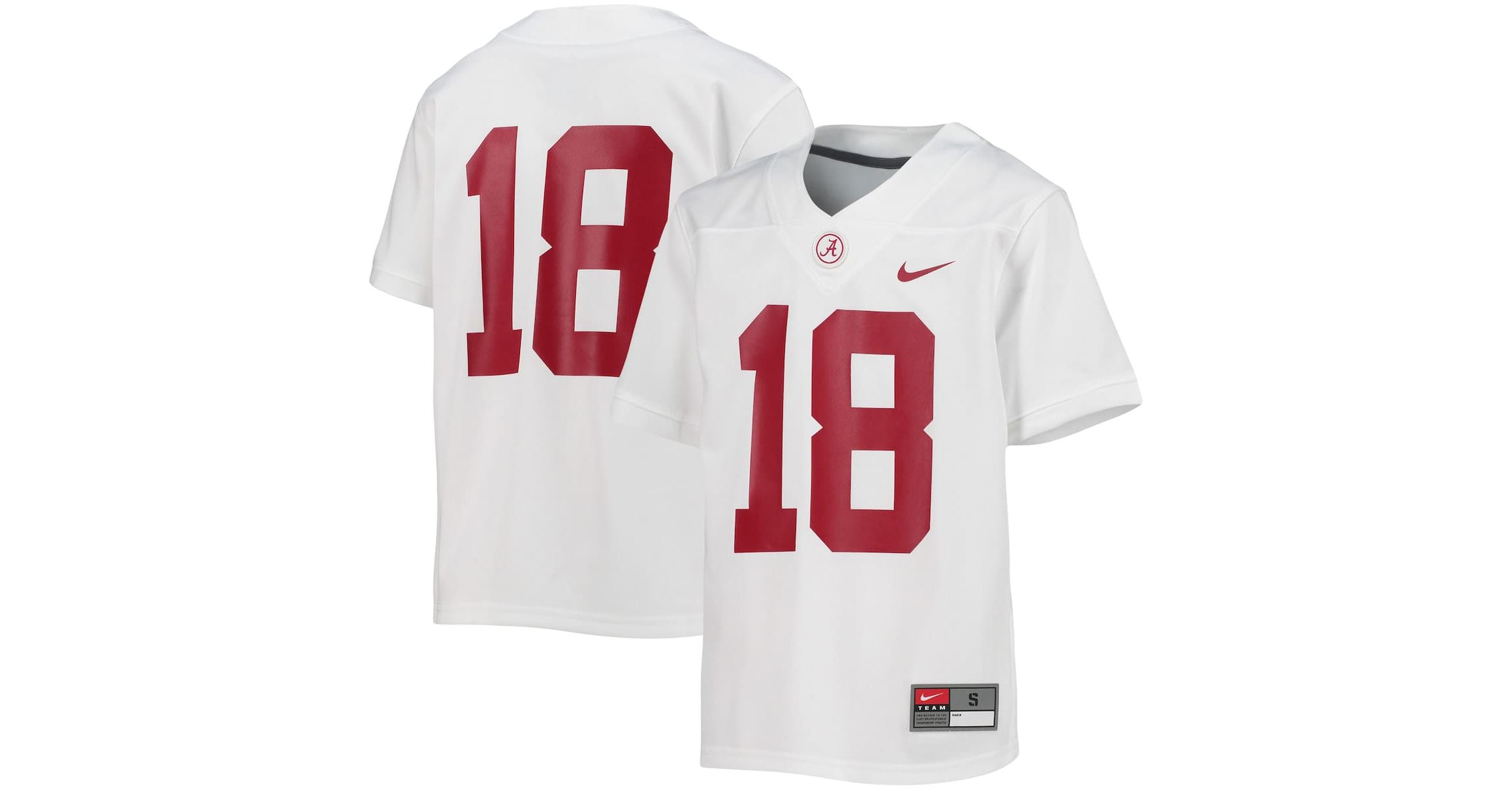 Alabama Crimson Tide NCAA Nike #18 Alabama Tide Untouchable Football Team Jersey
