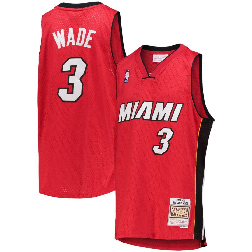 NBA Dwyane Wade Miami Heat 2005/06 Hardwood Classics Swingman Jersey
