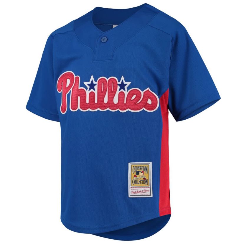 MLB Roy Halladay Philadelphia Phillies Cooperstown Collection Mesh Batting Practice Jersey