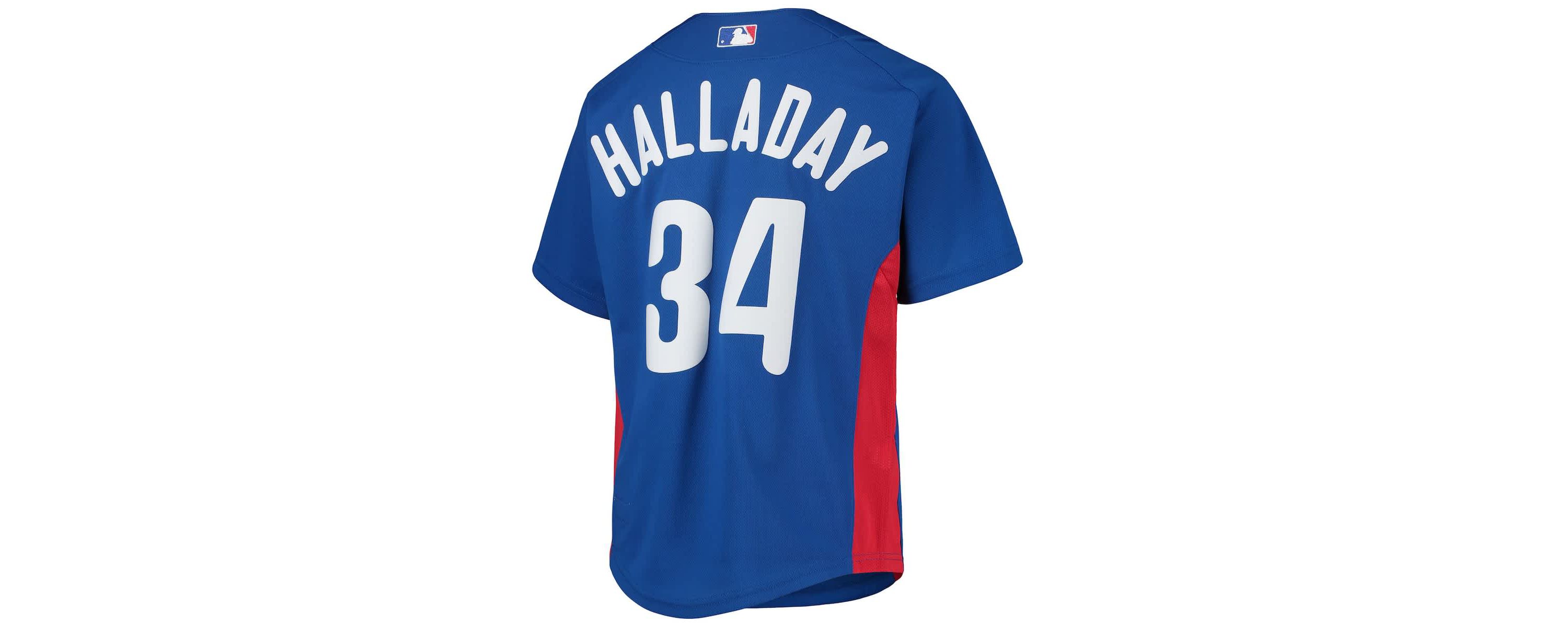 MLB Roy Halladay Philadelphia Phillies Cooperstown Collection Mesh Batting Practice Jersey