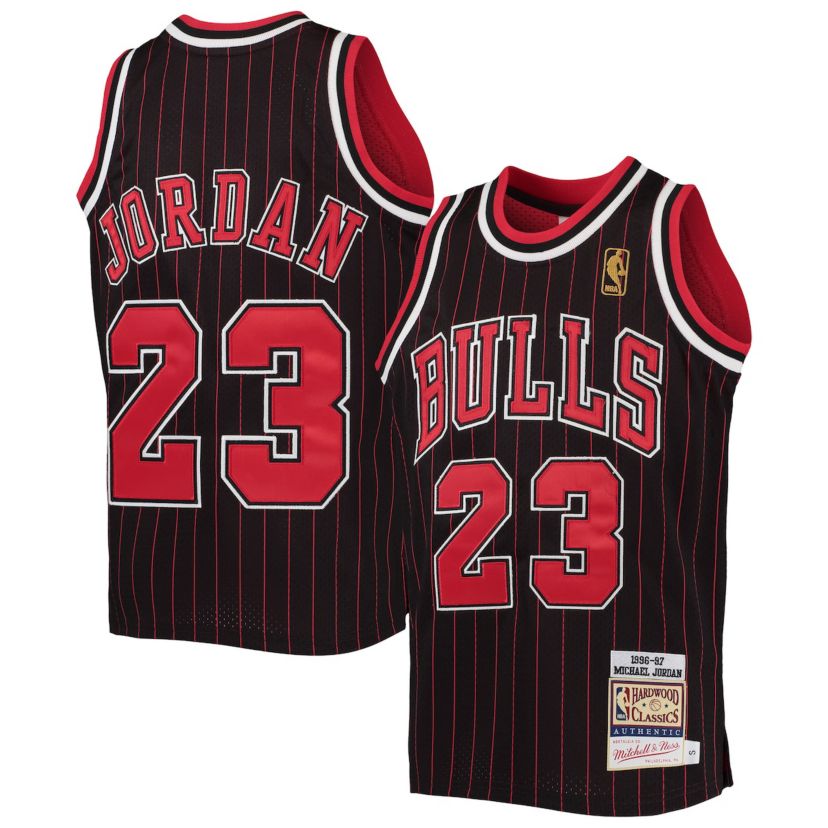 NBA Michael Jordan Chicago Bulls 1996-97 Hardwood Classics Authentic Jersey