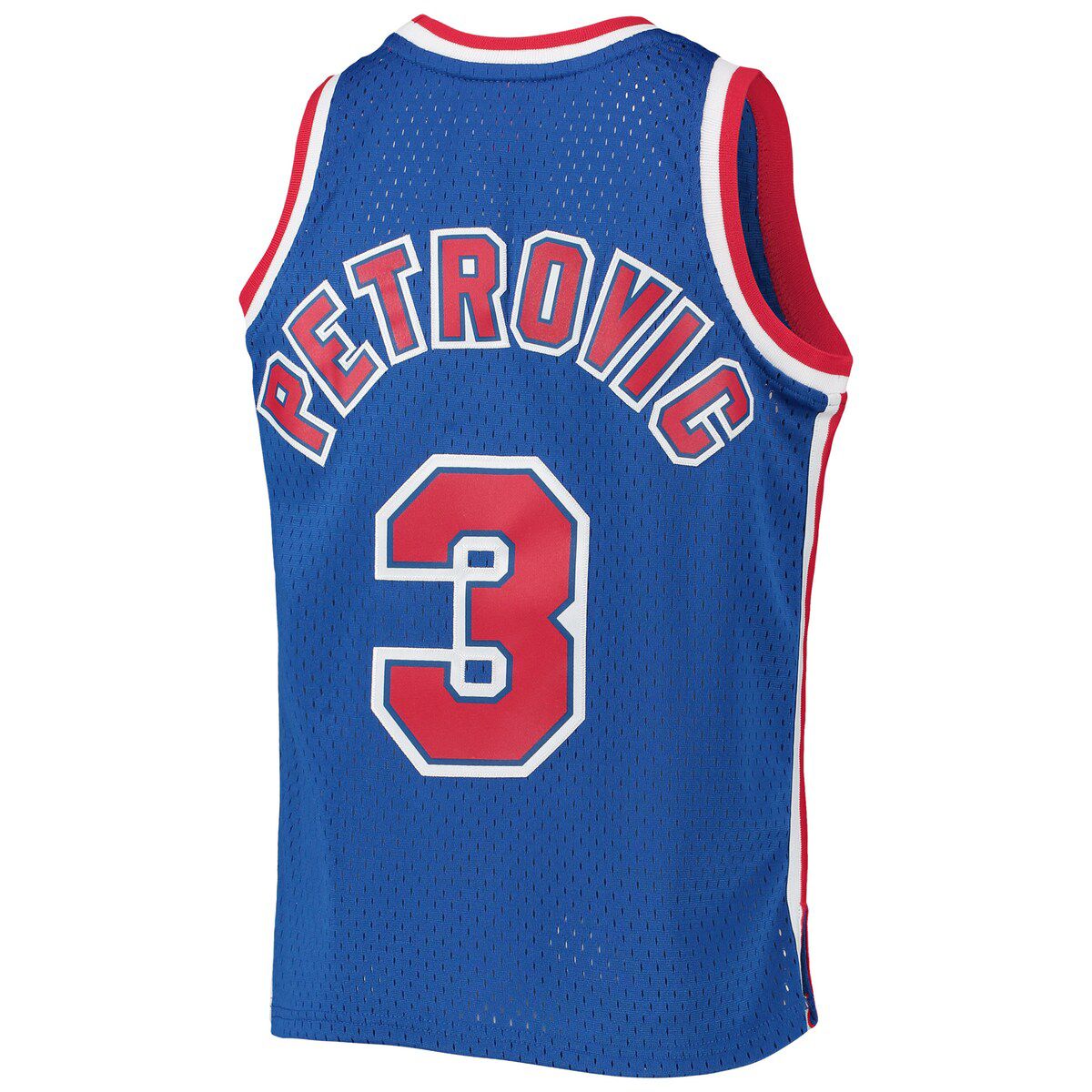 Hardwood Classic Teams Drazen Petrovic New Jersey Nets 1992/93 Hardwood Classics Swingman Jersey