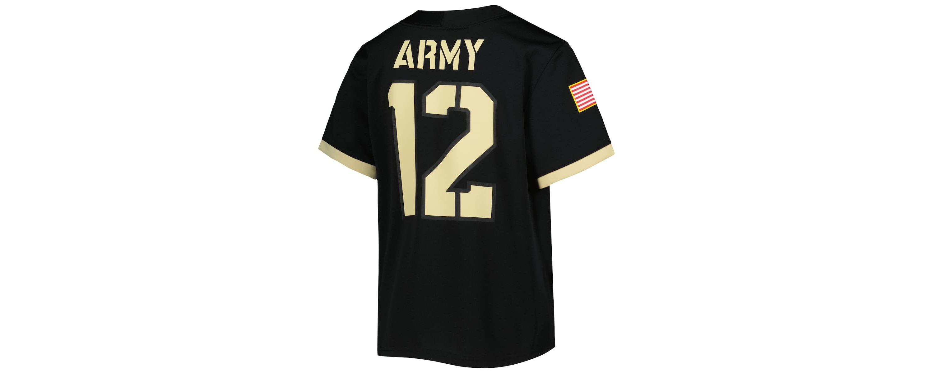 Army Black Knights NCAA Nike #12 Army Knights 1st Armored Division Old Ironsides Untouchable Football Jersey