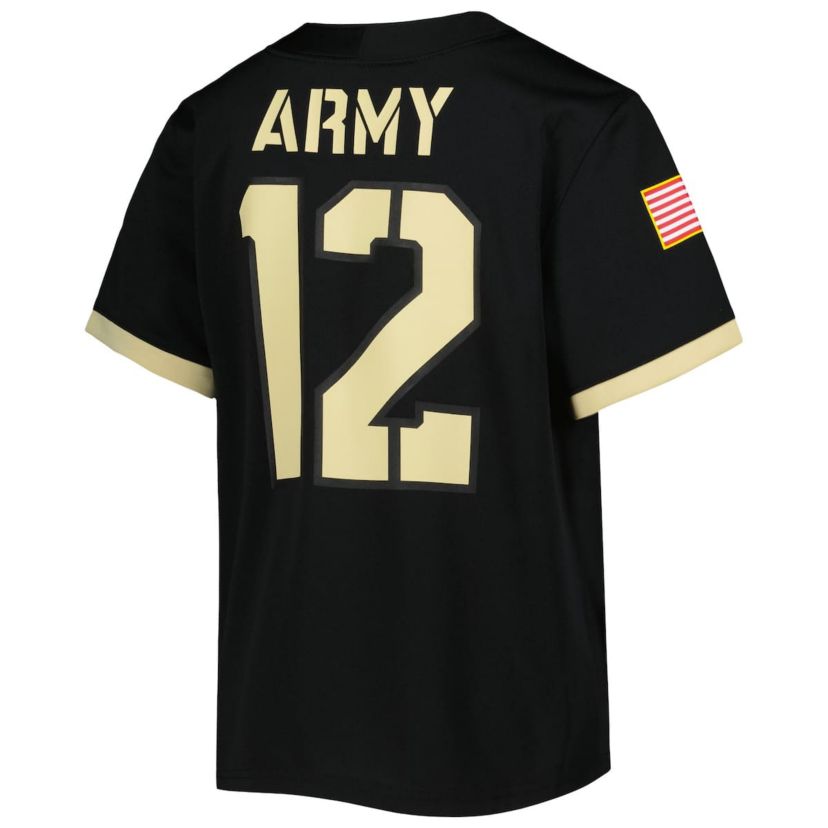 Army Black Knights NCAA Nike #12 Army Knights 1st Armored Division Old Ironsides Untouchable Football Jersey