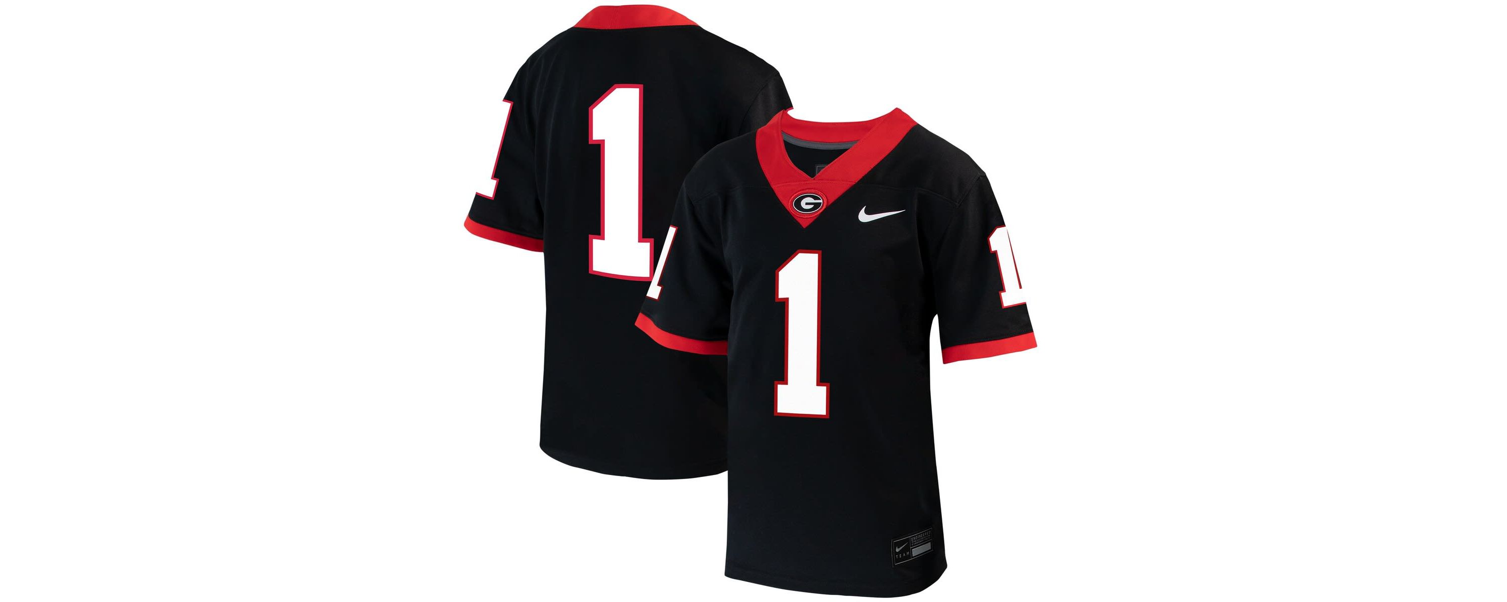 NCAA Nike #1 Georgia Bulldogs Untouchable Football Jersey
